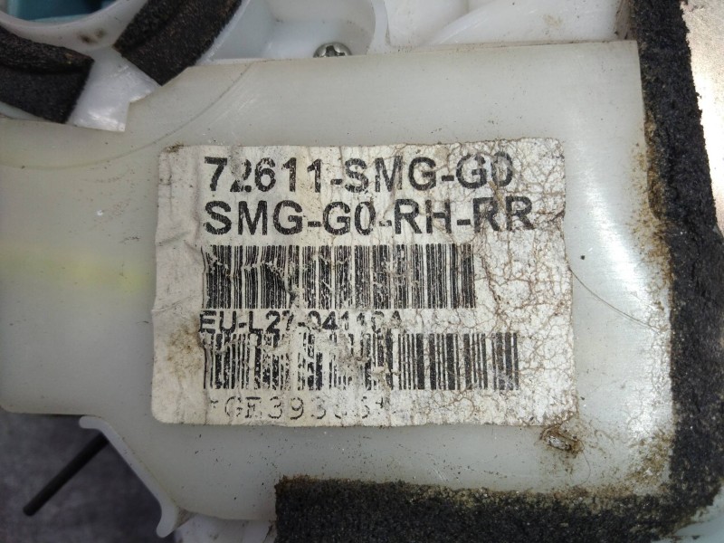 Recambio de motor cierre centralizado trasero derecho para honda civic berlina 5 (fk) 2.2 i-ctdi comfort referencia OEM IAM 7261