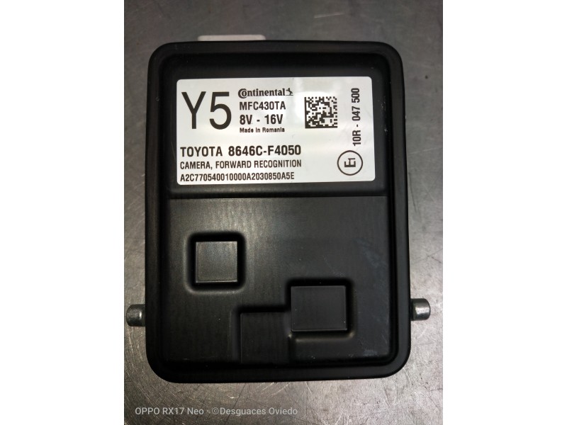 Recambio de modulo electronico para toyota c-hr hybrid style plus referencia OEM IAM 8646CF4050 MFC430TA CAMARA DELANTERA