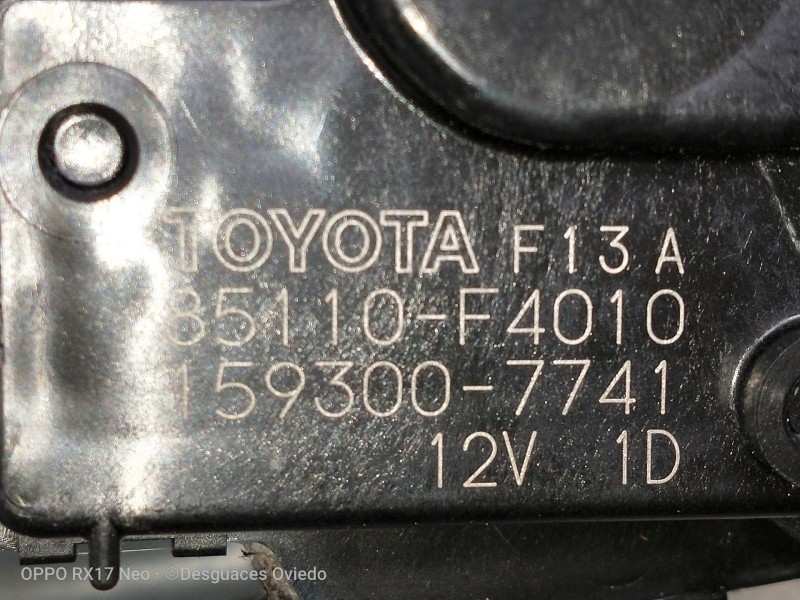 Recambio de motor limpia delantero para toyota c-hr hybrid style plus referencia OEM IAM 85110F4010 1593007741 