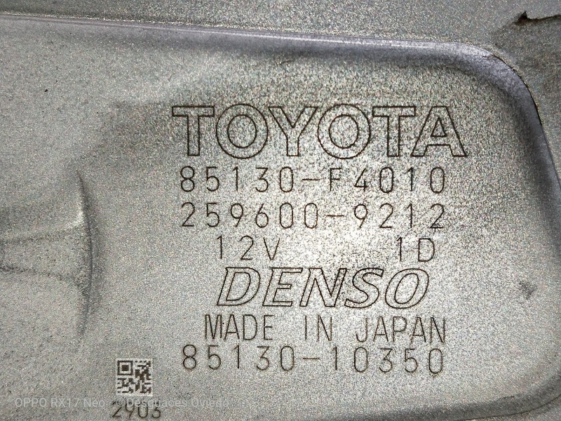Recambio de motor limpia trasero para toyota c-hr hybrid style plus referencia OEM IAM 85130F4010 2596009212 