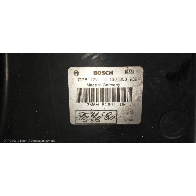 Recambio de electroventilador para ford focus c-max (cap) ghia (d) referencia OEM IAM 3M5H8C607UF 0130303939 