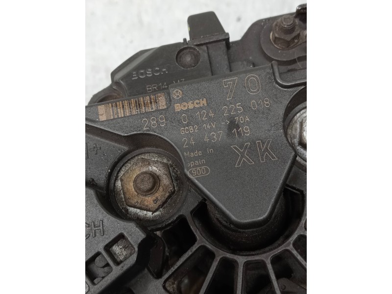 Recambio de alternador para opel corsa c joy referencia OEM IAM 0124225018 24437119 