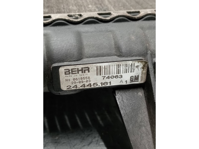 Recambio de radiador agua para opel corsa c joy referencia OEM IAM 24445161  