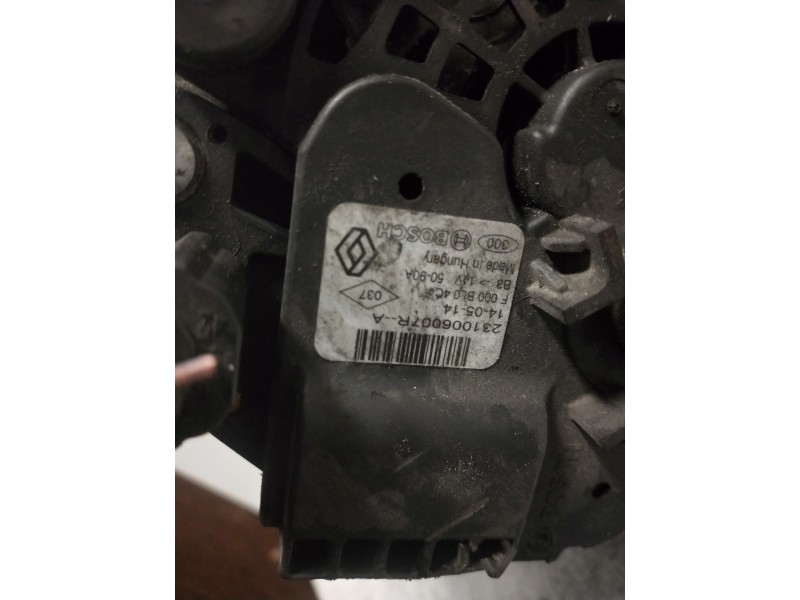 Recambio de alternador para renault clio iv limited referencia OEM IAM 231006007R  