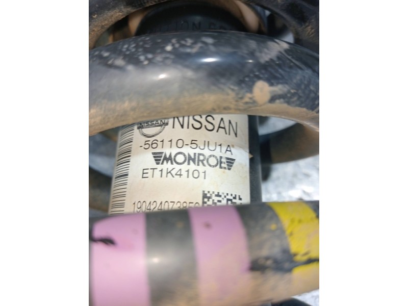 Recambio de amortiguador delantero derecho para nissan navara pick-up d23 2.3 dci referencia OEM IAM 561105JU1A  