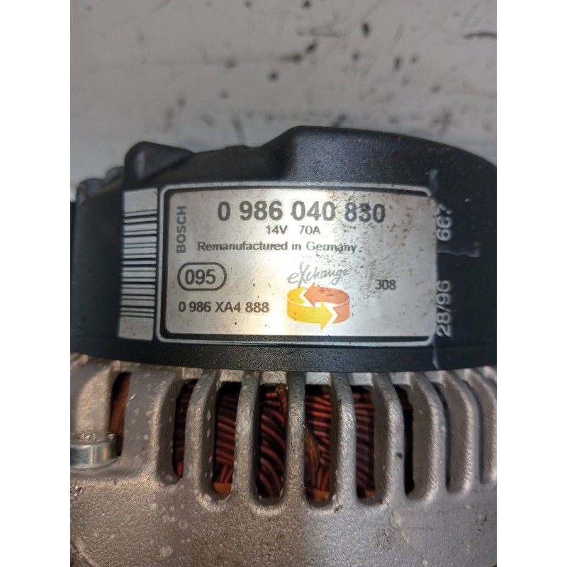 Recambio de alternador para honda accord berlina (cc/ce) 2.2 vtec (ce9) referencia OEM IAM 0986040830  BOSCH