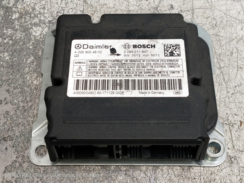 Recambio de kit airbag para mercedes sprinter iii furgón rwd / awd (02-2018) 2.1 cdi cat referencia OEM IAM A0009004802 02850118