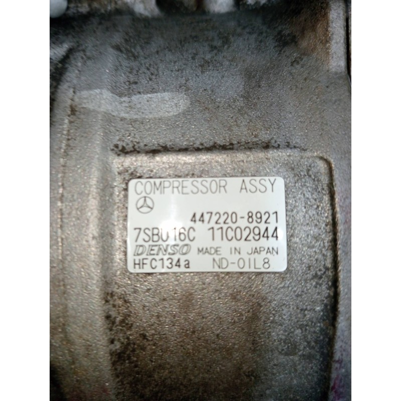 Recambio de compresor aire acondicionado para jeep gr.cherokee (wj/wg) 2.7 crd laredo referencia OEM IAM 4472208921 7SBU16C 11C0