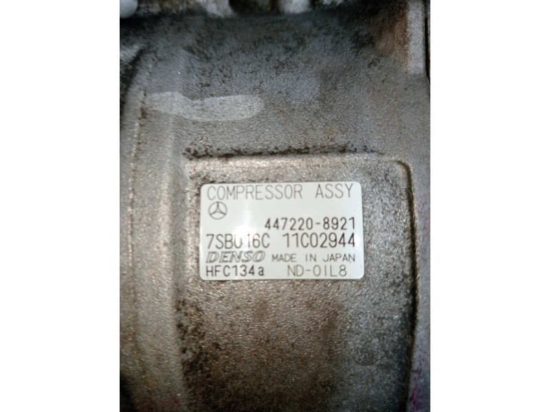 Recambio de compresor aire acondicionado para jeep gr.cherokee (wj/wg) 2.7 crd laredo referencia OEM IAM 4472208921 7SBU16C 11C0