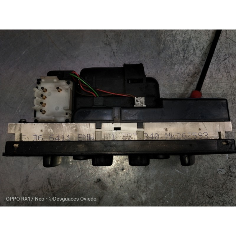 Recambio de mando calefaccion / aire acondicionado para bmw serie 3 berlina (e36) 325td referencia OEM IAM E366411 1387840 MK262