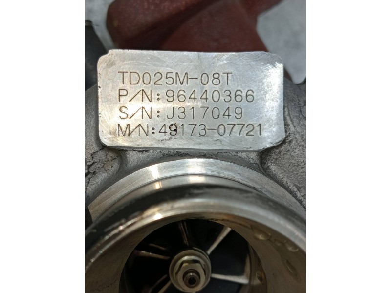 Recambio de turbocompresor para chevrolet lacetti cdx referencia OEM IAM 96440366 TD025M08T 4917307721