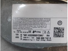 Recambio de airbag cortina delantero derecho para volkswagen tiguan (5n1) advance referencia OEM IAM 5N0880742G   2