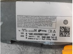 Recambio de airbag cortina delantero izquierdo para volkswagen tiguan (5n1) advance referencia OEM IAM 5N0880741G   2