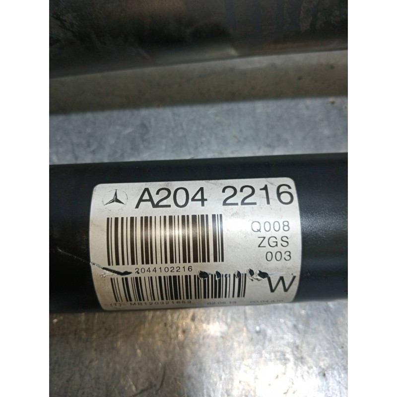 Recambio de transmision central para mercedes clase c (w204) lim. c 180 cdi blueefficiency (204.000) referencia OEM IAM A2042216