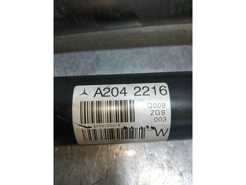 Recambio de transmision central para mercedes clase c (w204) lim. c 180 cdi blueefficiency (204.000) referencia OEM IAM A2042216