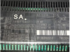 Recambio de caja reles / fusibles para nissan navara pick-up d23 2.3 dci referencia OEM IAM 284B75JK1C 6776200558 190309 2