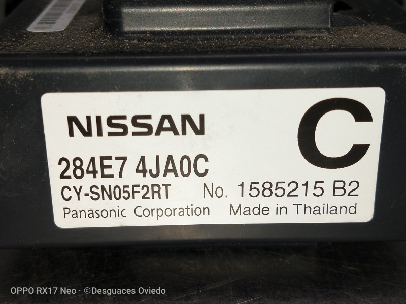 Recambio de modulo electronico para nissan navara pick-up d23 2.3 dci referencia OEM IAM 284E74JA0C 1585215B2 