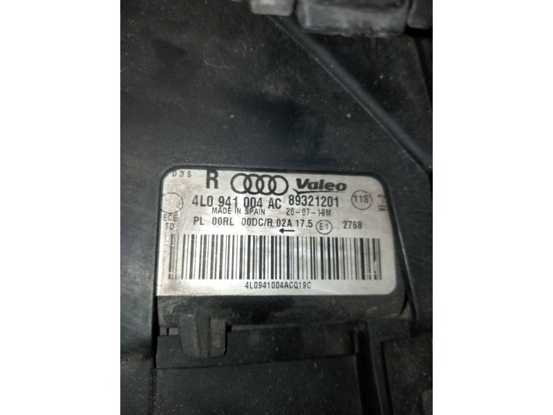 Recambio de faro derecho para audi q7 (4l) 3.0 tdi (176kw) referencia OEM IAM 4L0941004AC 89321201 