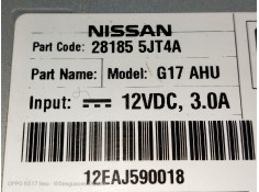 Recambio de sistema audio / radio cd para nissan navara pick-up d23 2.3 dci referencia OEM IAM 281855JT4A 12EAJ590018  2