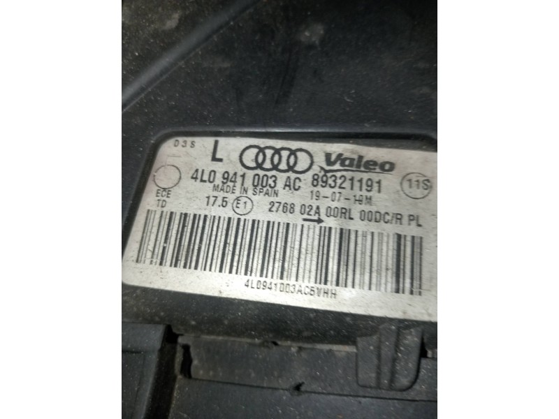 Recambio de faro izquierdo para audi q7 (4l) 3.0 tdi (176kw) referencia OEM IAM   