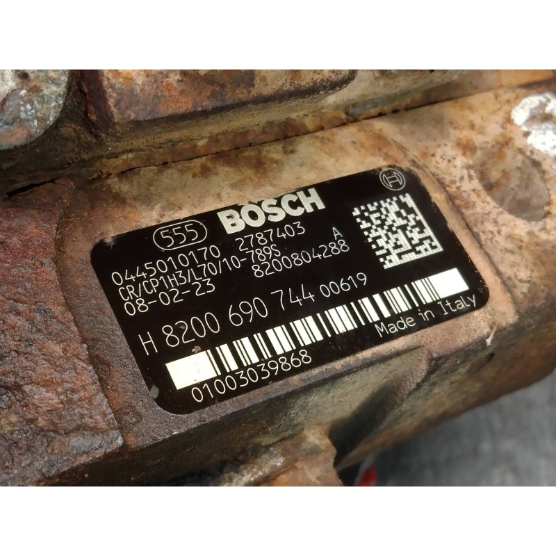 Recambio de bomba inyeccion para opel vivaro furgón/combi (07.2006 =>) 2.0 16v cdti referencia OEM IAM 0445010170 8200804288 H82