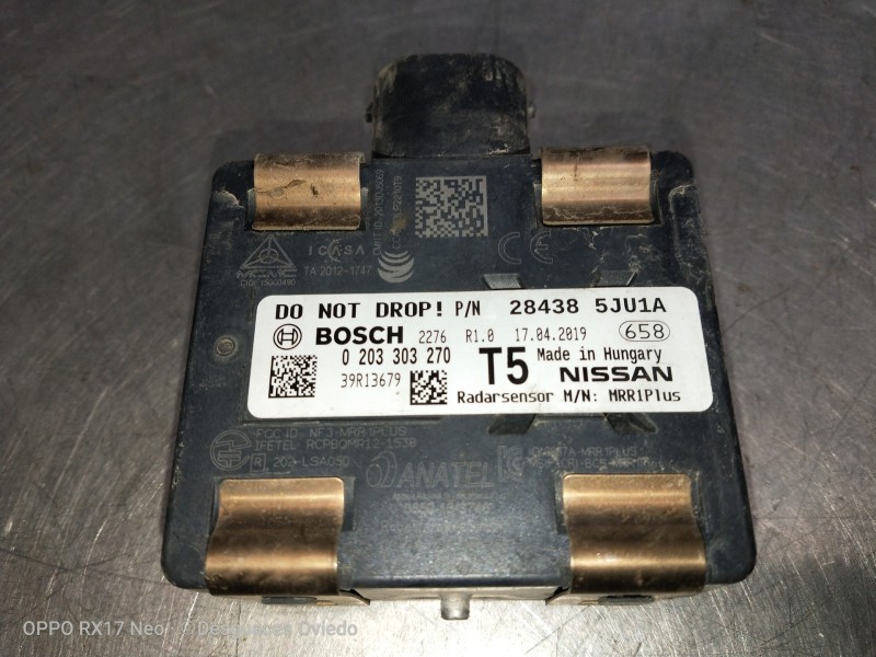Recambio de sensor para nissan navara pick-up d23 2.3 dci referencia OEM IAM 0203303270 284385JU1A 