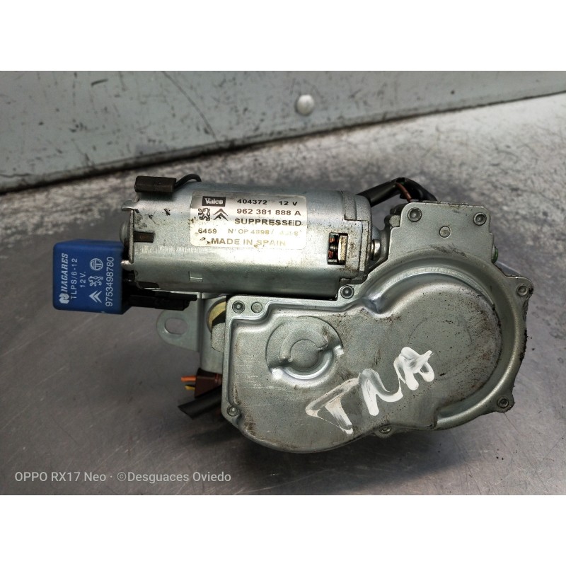 Recambio de motor limpia trasero para citroen xsara berlina 1.9d attraction referencia OEM IAM 962381888A 404372 