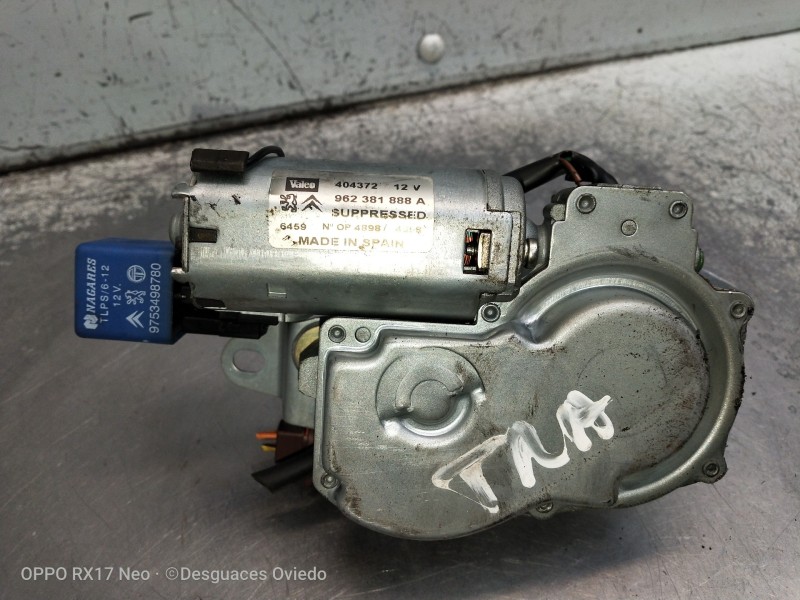 Recambio de motor limpia trasero para citroen xsara berlina 1.9d attraction referencia OEM IAM 962381888A 404372 