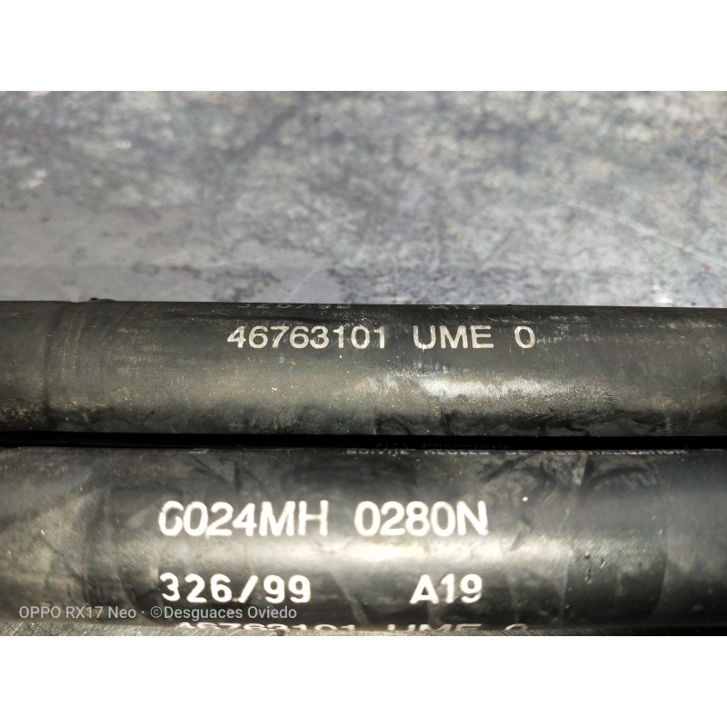 Recambio de amortiguadores capo para lancia lybra berlina 1.9 jtd referencia OEM IAM 46763101UME0 C024MH 0280N