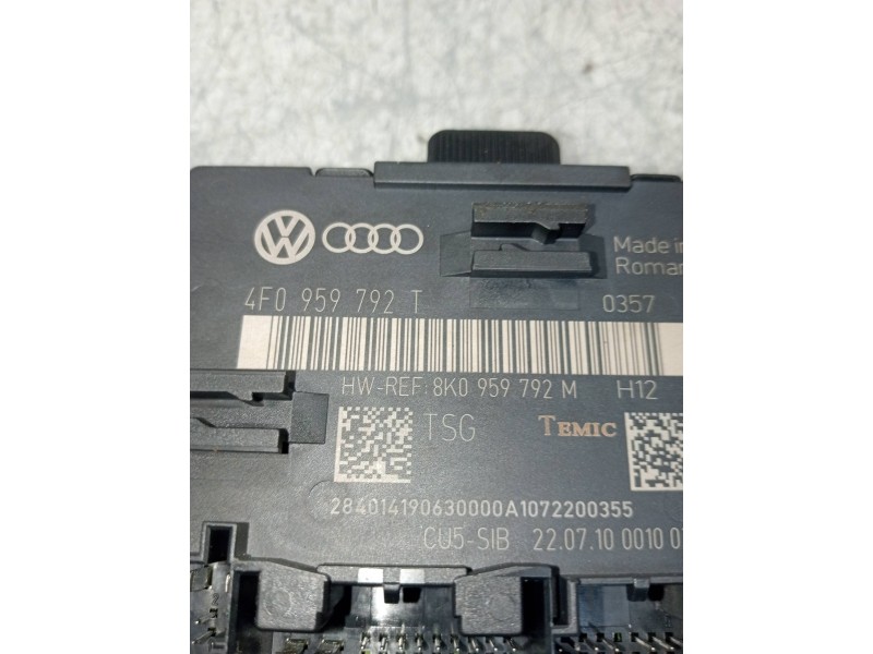 Recambio de modulo electronico para audi q7 (4l) 3.0 tdi (176kw) referencia OEM IAM 4F0959792T 8K0959792M 