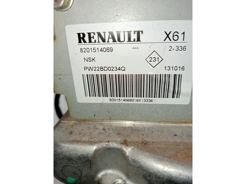 Recambio de columna direccion para renault kangoo profesional referencia OEM IAM 8201514069  