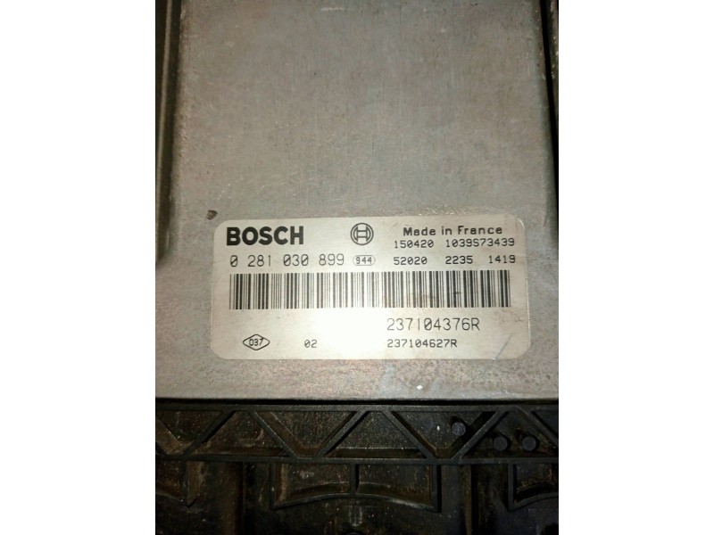Recambio de centralita motor uce para renault kangoo profesional referencia OEM IAM 0281030899 1039S73439 237104376R