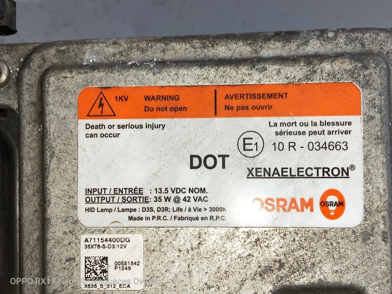 Recambio de faro izquierdo para land rover evoque dynamic referencia OEM IAM BJ3213W030E 10R034663 XENON