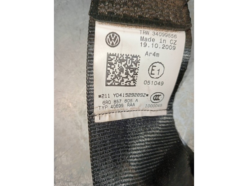 Recambio de juego cinturones trasero para volkswagen polo (6r1) advance referencia OEM IAM   