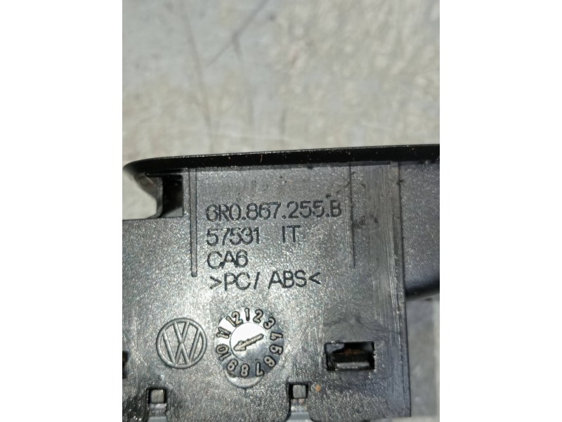 Recambio de mando elevalunas delantero derecho para volkswagen polo (6r1) advance referencia OEM IAM 6R0867255B  