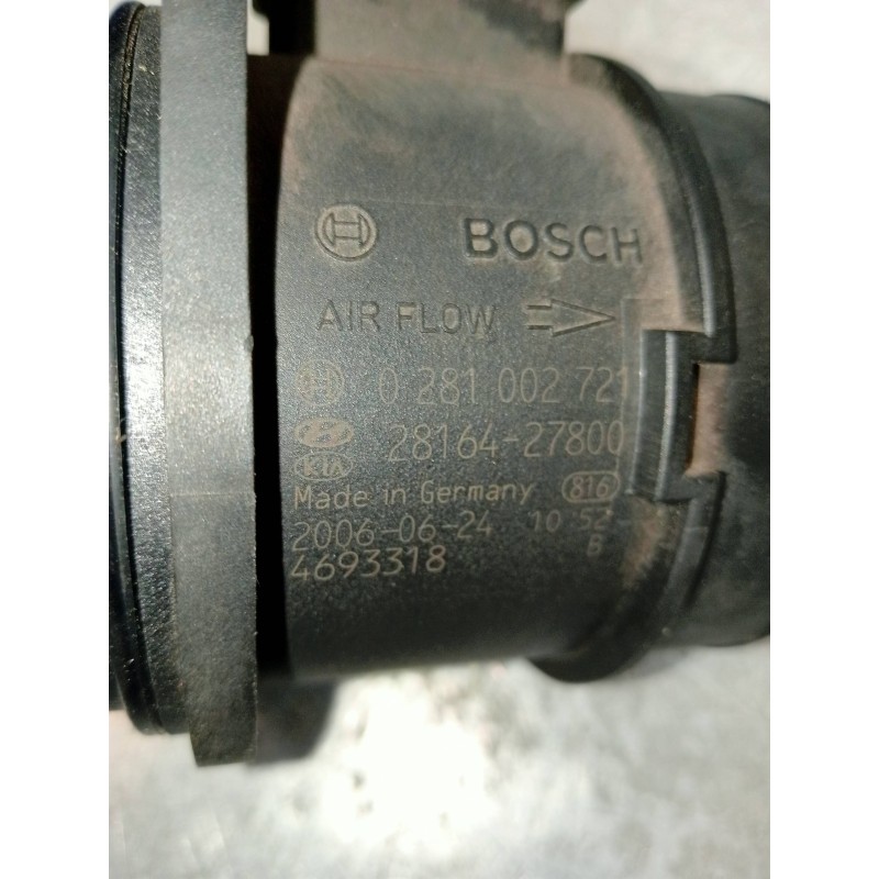 Recambio de caudalimetro para kia sportage ex referencia OEM IAM 0281002721 2816427800 4693318 