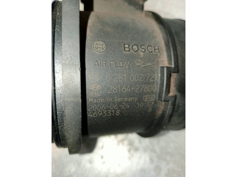 Recambio de caudalimetro para kia sportage ex referencia OEM IAM 0281002721 2816427800 4693318 