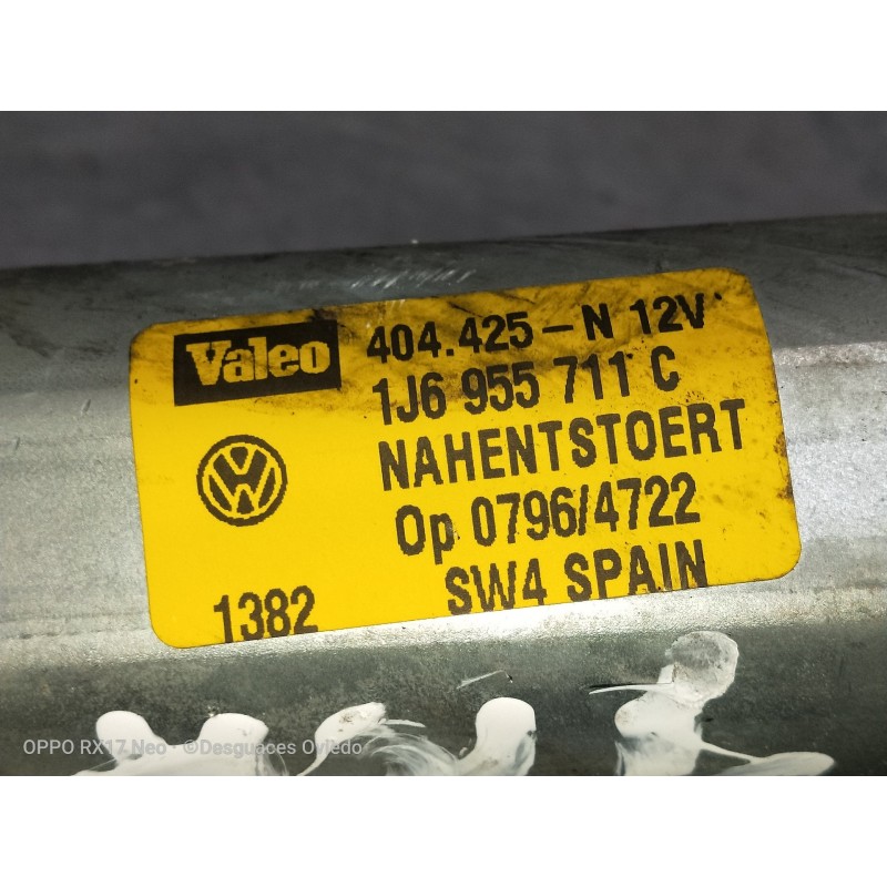 Recambio de motor limpia trasero para seat leon (1m1) sport f.r. referencia OEM IAM 404425 1J6955711C 