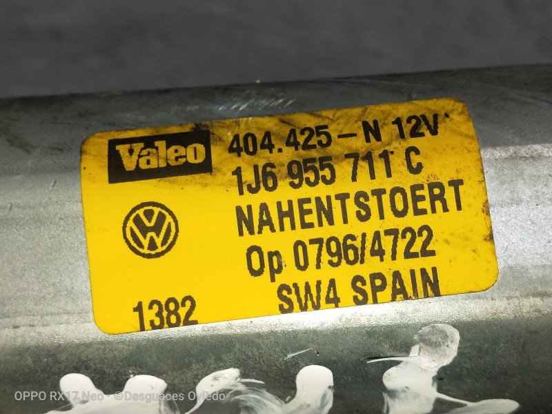 Recambio de motor limpia trasero para seat leon (1m1) sport f.r. referencia OEM IAM 404425 1J6955711C 