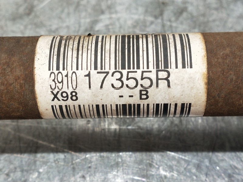 Recambio de transmision delantera izquierda para renault clio iv referencia OEM IAM 391017355R  