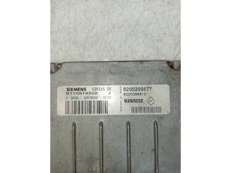 Recambio de centralita motor uce para renault laguna ii (bg0) dynamique referencia OEM IAM S110919502 8200200577 8200086810