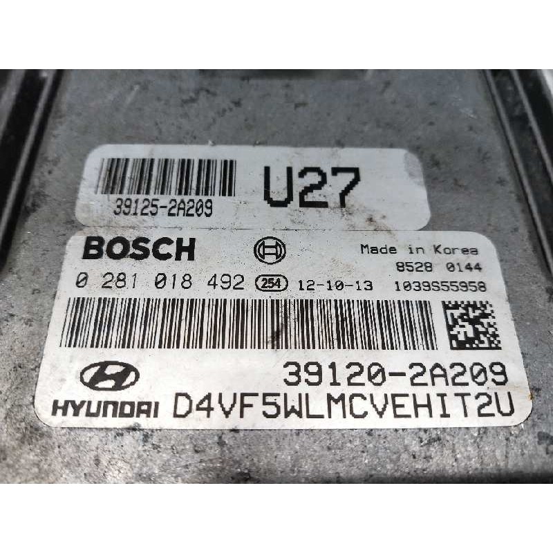 Recambio de centralita motor uce para hyundai i40 cw gl tecno referencia OEM IAM 0281018492 391202A209 391252A209 U27