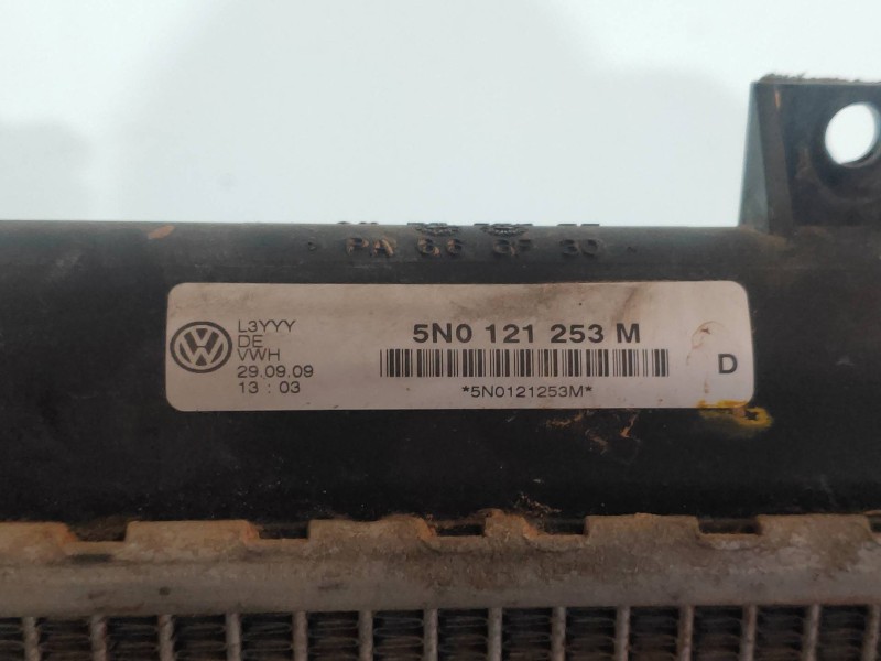 Recambio de radiador agua para volkswagen tiguan (5n1) advance referencia OEM IAM 5N0121253M  