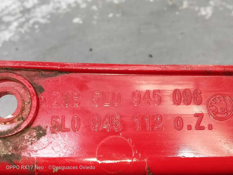 Recambio de piloto trasero derecho para skoda yeti ambition referencia OEM IAM ZSB5L0945096 5L0945112 
