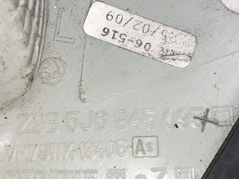 Recambio de piloto trasero izquierdo para skoda fabia (5j2 ) urban referencia OEM IAM ZSB5J6945095 5J6945111 