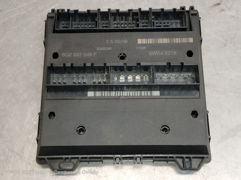 Recambio de modulo electronico para skoda fabia (5j2 ) urban referencia OEM IAM 6Q2937049F 5WK48218 