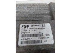Recambio de centralita motor uce para opel corsa c 1.3 16v cdti cat (z 13 dt / ln9) referencia OEM IAM FGP55196352 MJD6JOCA ZJ 2