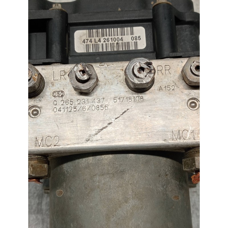 Recambio de abs para fiat stilo (192) 1.9 multijet 140 m.schumacher referencia OEM IAM 0265231437 51718108 0265800369