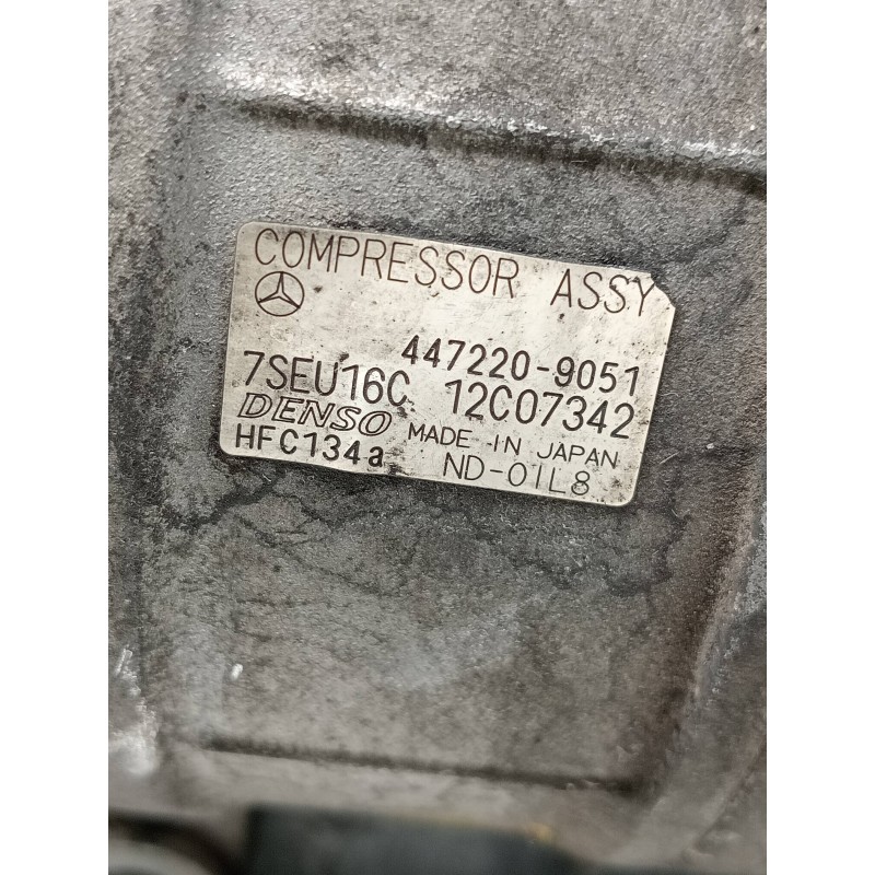 Recambio de compresor aire acondicionado para mercedes clase c (w203) sportcoupe c 220 cdi (203.706) referencia OEM IAM 44722090