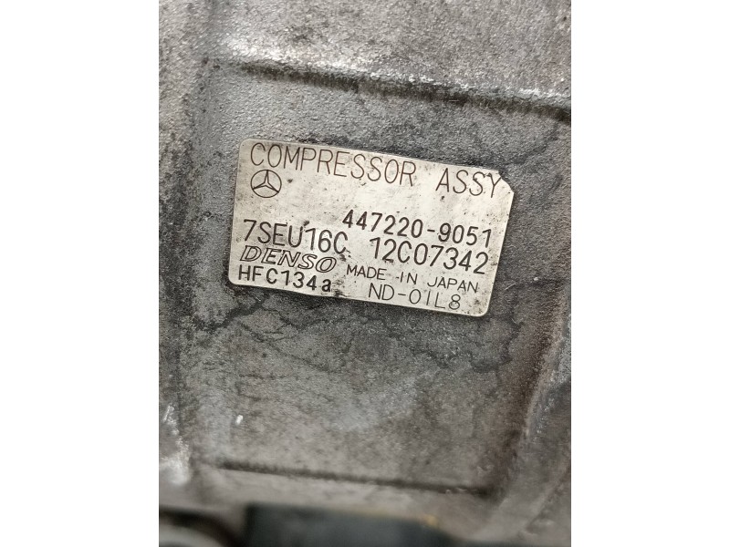 Recambio de compresor aire acondicionado para mercedes clase c (w203) sportcoupe c 220 cdi (203.706) referencia OEM IAM 44722090